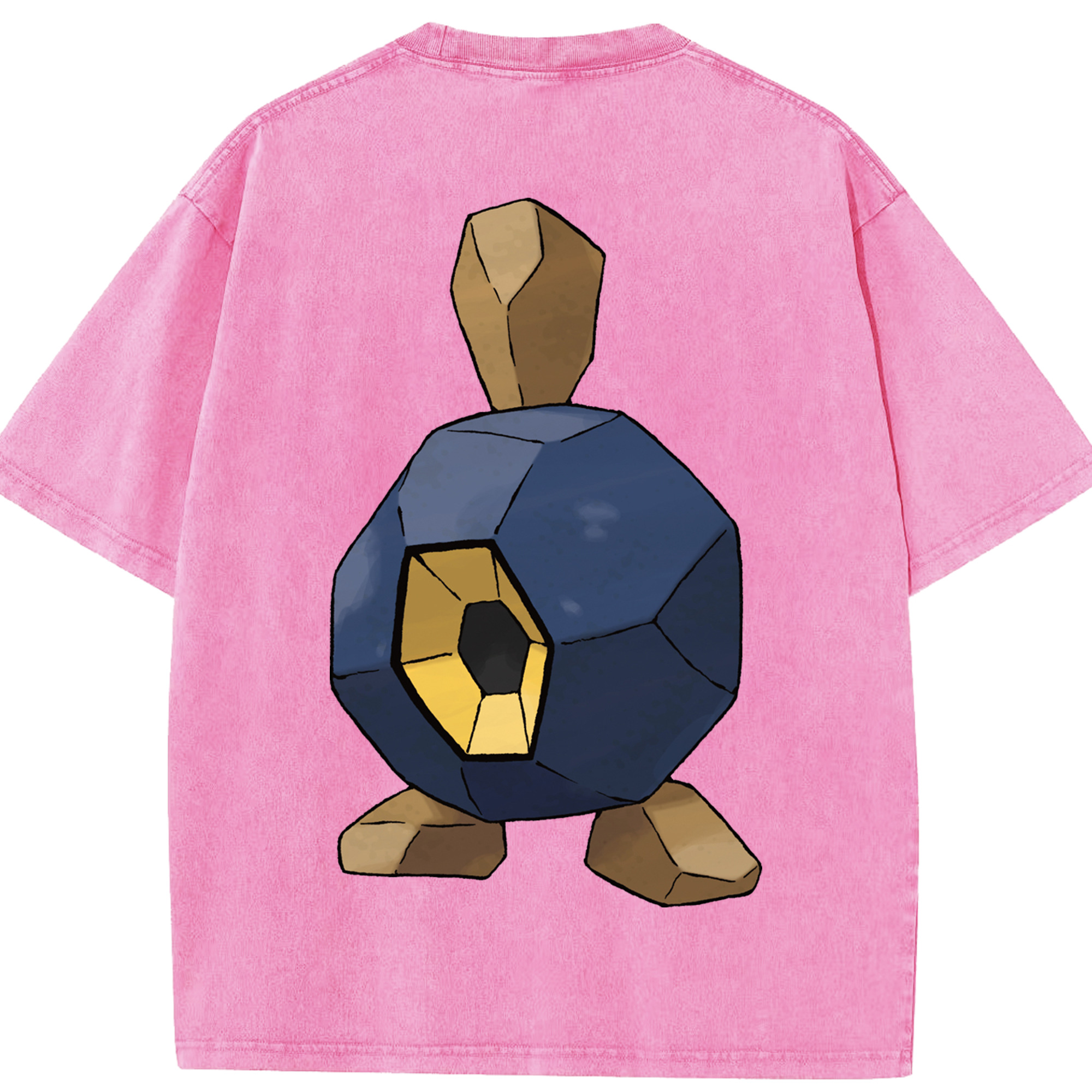 （画像用） ポケットモンスター Pokémon 綿100% ヴィンテージ風 半袖Tシャツ（背面プリント）